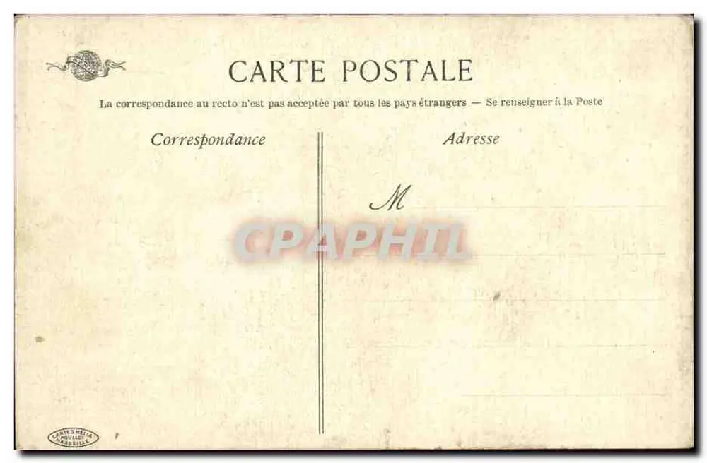 Bordeaux — Liceu Nacional — Avenida Victor Hugo - Verso