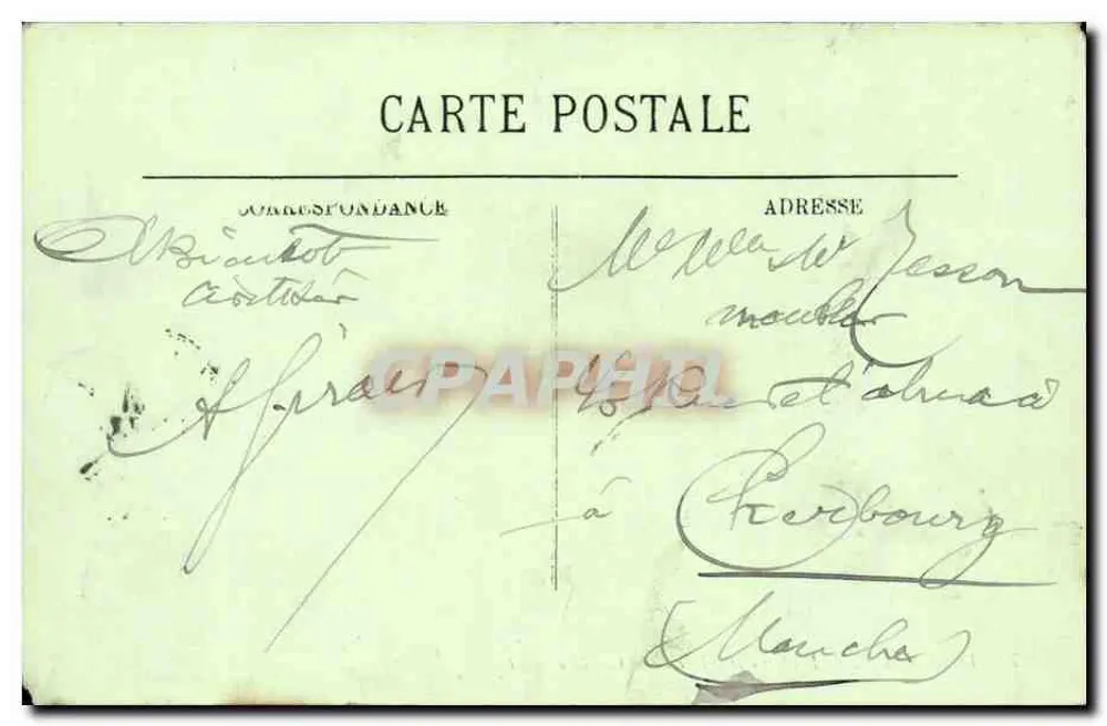 Bordeaux — Fontäne und Place de la Comédie — LL - Rückseite