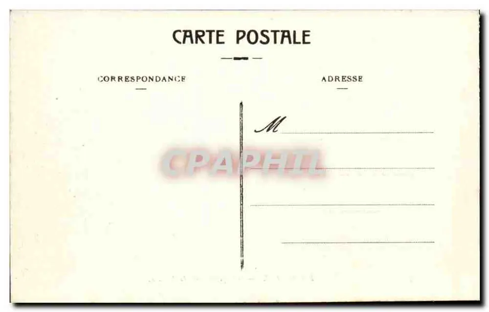 Bordeaux — Der Garten der Stadtverwaltung — Unbekannter Verlag, Seriennummer nicht sichtbar - Rückseite