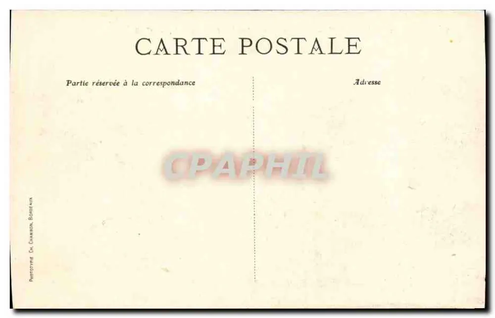 Bordeaux — Denkmal der Girondinen (Südgruppe) — C. B. - Rückseite