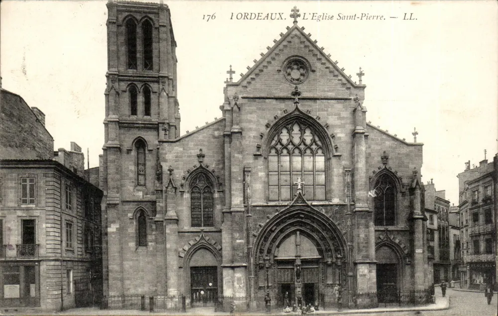 A Igreja de São Pedro — Lordeaux — LL. n°176 - Frente