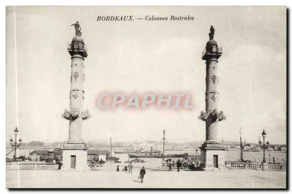 Bordeaux — Colunas Rostrais - Frente