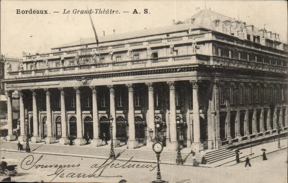 Bordeaux. — O Grand-Théâtre. — A.S. - Frente