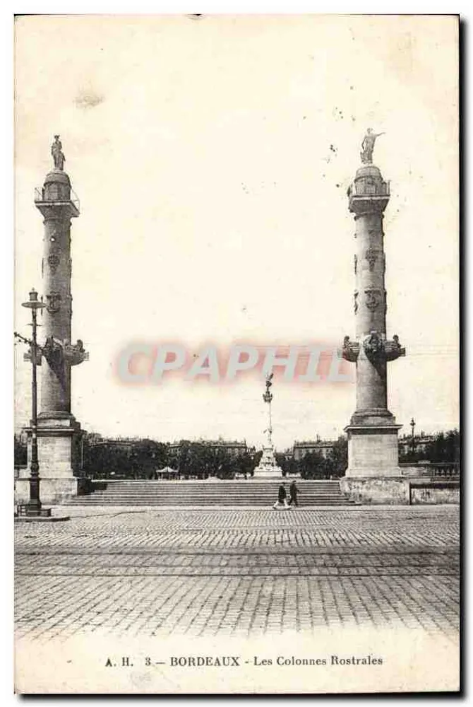Bordeaux — As Colunas Rostrais — A.H. 3 — BORDEAUX - Frente