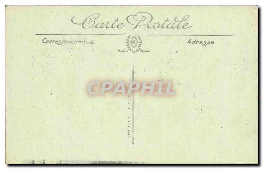 Bordeaux — O Monumento de Gambetta — LL. - Verso