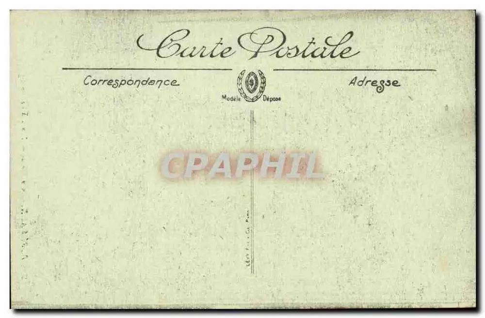 Bordeaux — A Estátua de Luís XVI — LL. - Verso
