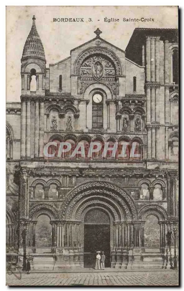 Bordeaux 3 - Igreja de Santa Cruz — n° de série 3 - Frente