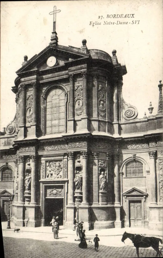 Bordeaux — Igreja de Nossa Senhora-SVI — editor SVI, n° 27 - Frente
