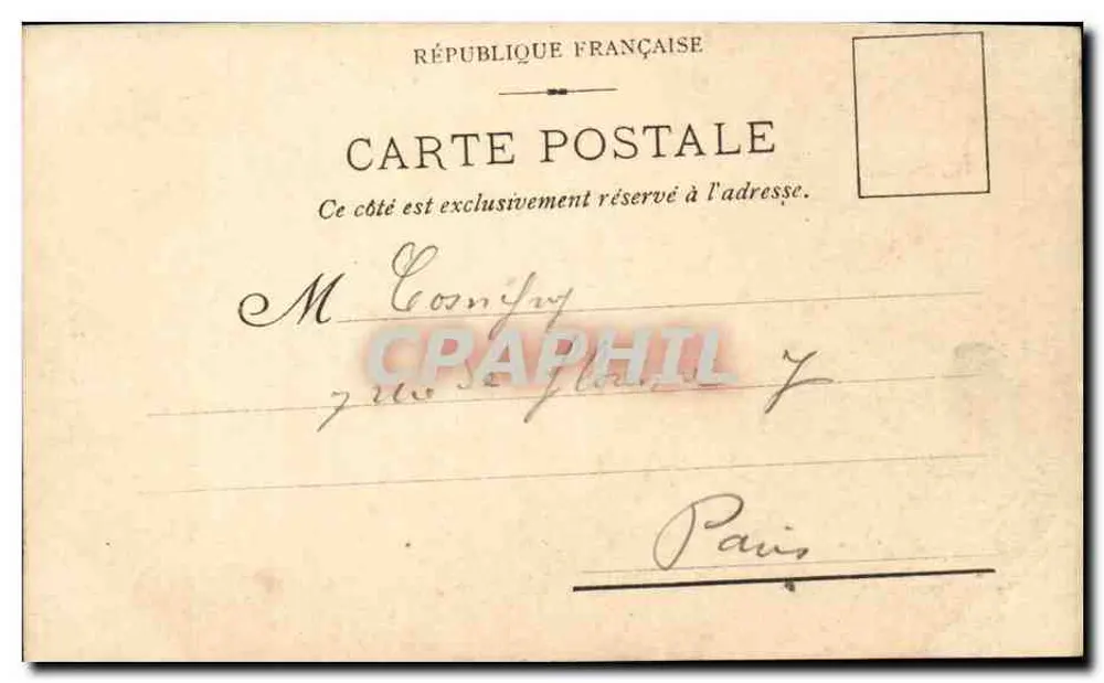 Bordeaux — Wielka Brama — J. L., Wydawca, Bordeaux - Rewers