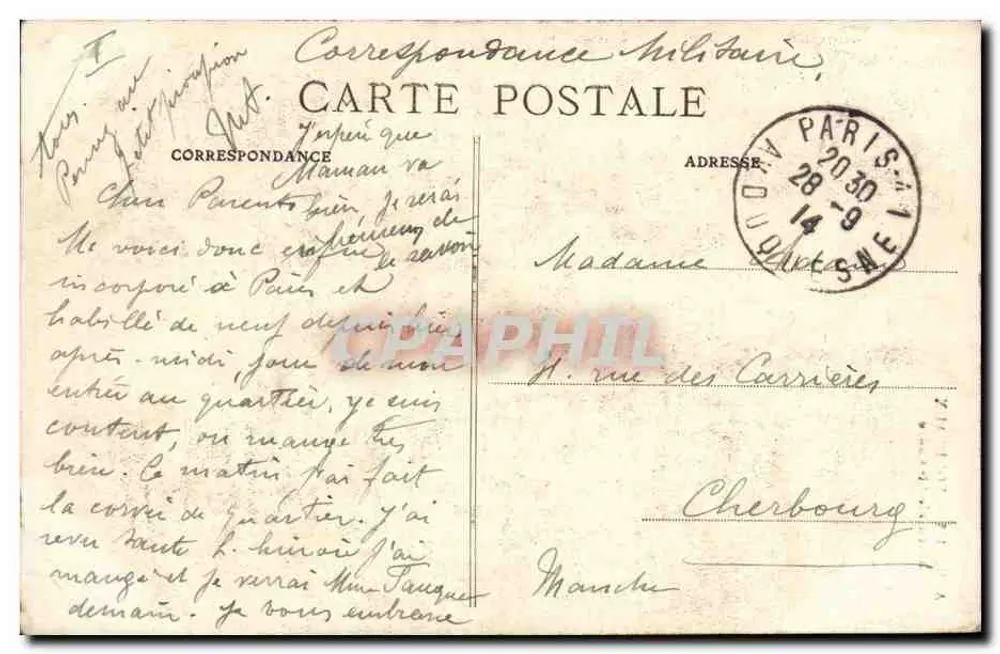 Bordeaux — Catedral de São André — A.H. 113 - Verso
