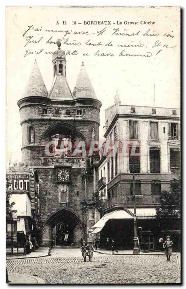 Bordeaux — A Torre da Grande Campanha — A. H. 15 - Frente