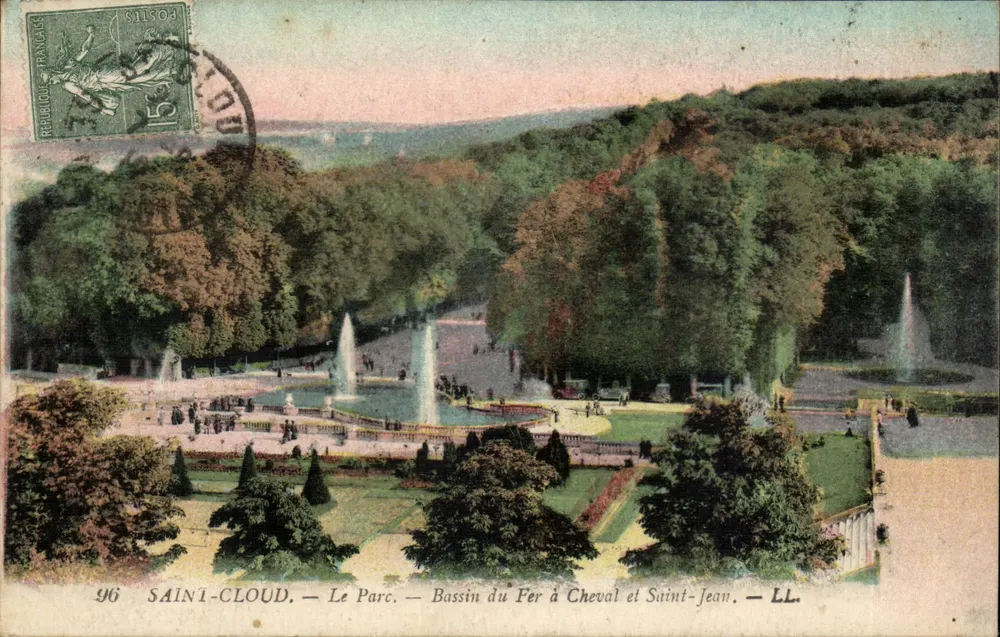 SAIN1-LOUD. — Der Park. — Bassin des Pferdes und Saint-Jean. — LL. - Vorderseite