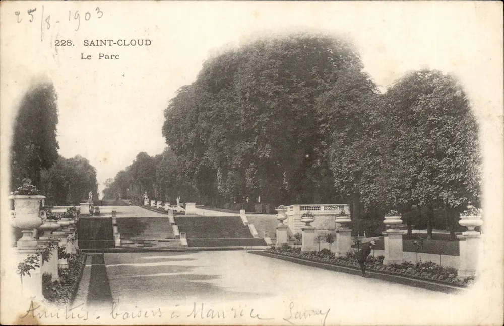 Saint-Cloud — Park — wydawca Lavay n°228 - Awers