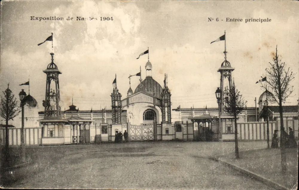 Ausstellung Nantes 1904 — Haupteingang — J. NOZAINS, Nantes - Vorderseite
