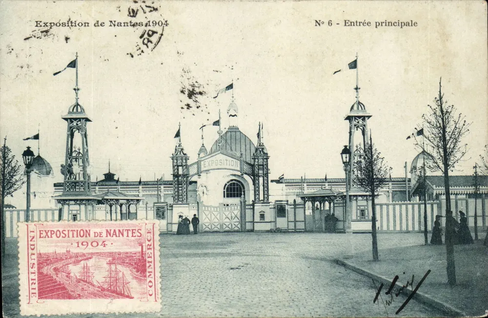 Exposition von Nantes 1904 — Haupteingang — Héloïsyphe Duques, Nantes - Vorderseite