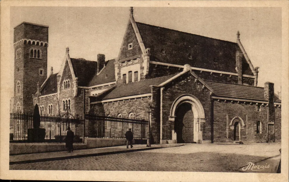 Nantes — Museum Dobrée und Schloss Jean V — Rekonstruktion im romanischen Stil — Verleger Mozais - Vorderseite