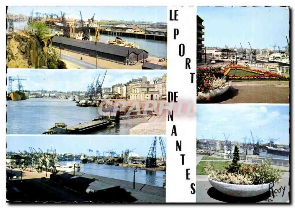 O Porto de Nantes — vista panorâmica — editor Rody - Frente
