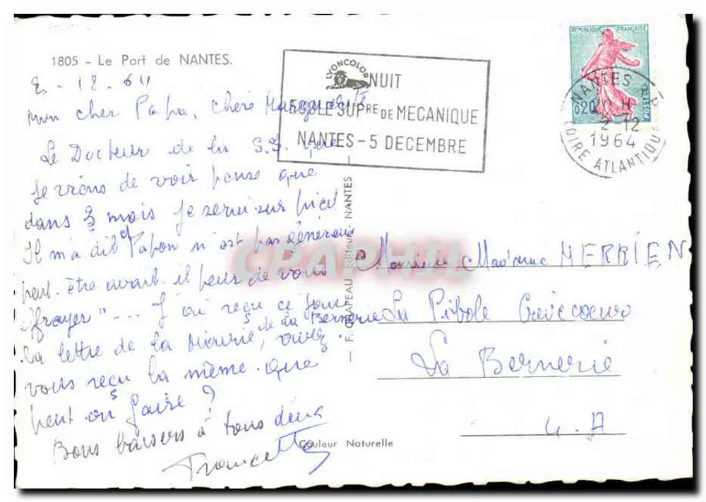 O Porto de Nantes — vista panorâmica — editor Rody - Verso