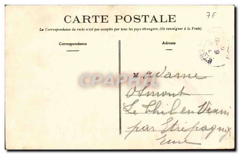 NANTES - Estátua de Cambronne — Série A. Hardy - Verso