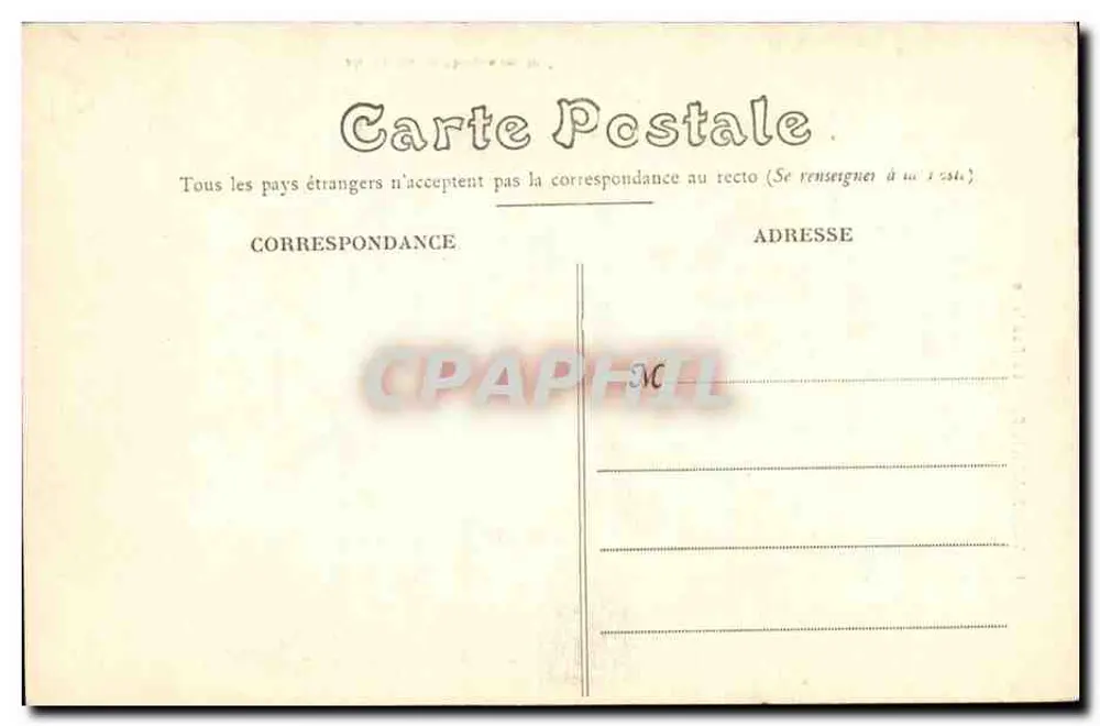 Altes Nantes — La Psallette — Sammlung F. Château Nantes - Rückseite
