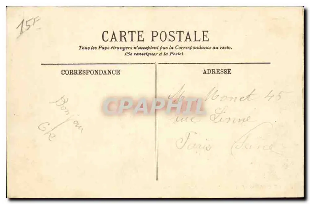 Mont-Saint-Michel — Ankunft einer Pilgerreise — LL. - Rückseite