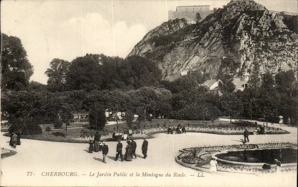 Cherbourg — Öffentlicher Garten und Berg Roule — LL - Vorderseite