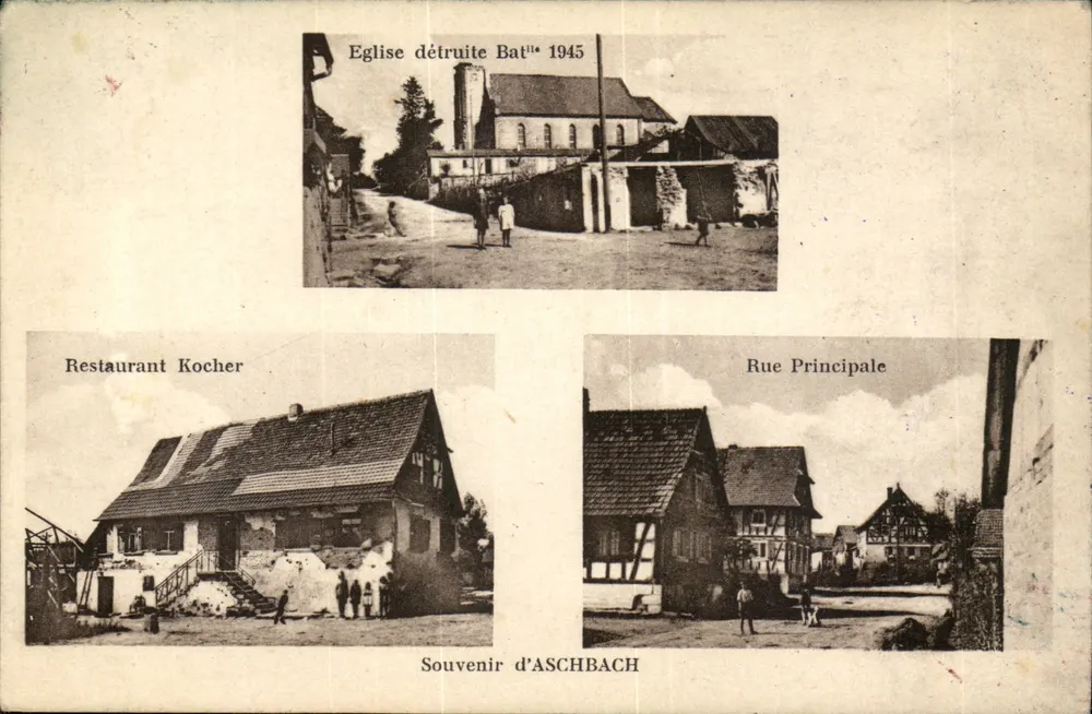 Aschbach — Erinnerung an Aschbach — Photo Heidel - Vorderseite