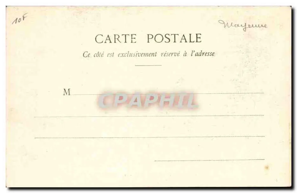 Château-Gaontier — Le Bout du Monde — J. Malicot, fot., Sablé-sur-Sarthe - Verso