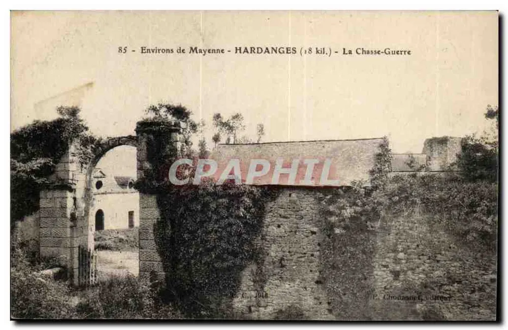 HARDANGES (18 km) — La Chasse-Guerre — P. Chonazet, editor - Frente