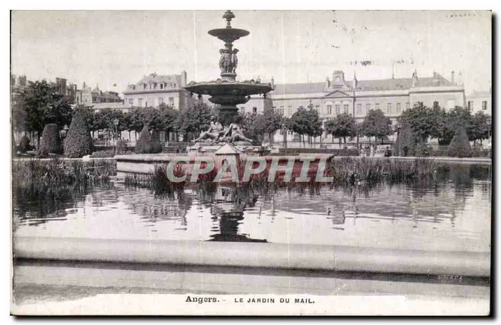 Angers — O Jardim do Mail — editor anônimo, número de série não visível - Frente