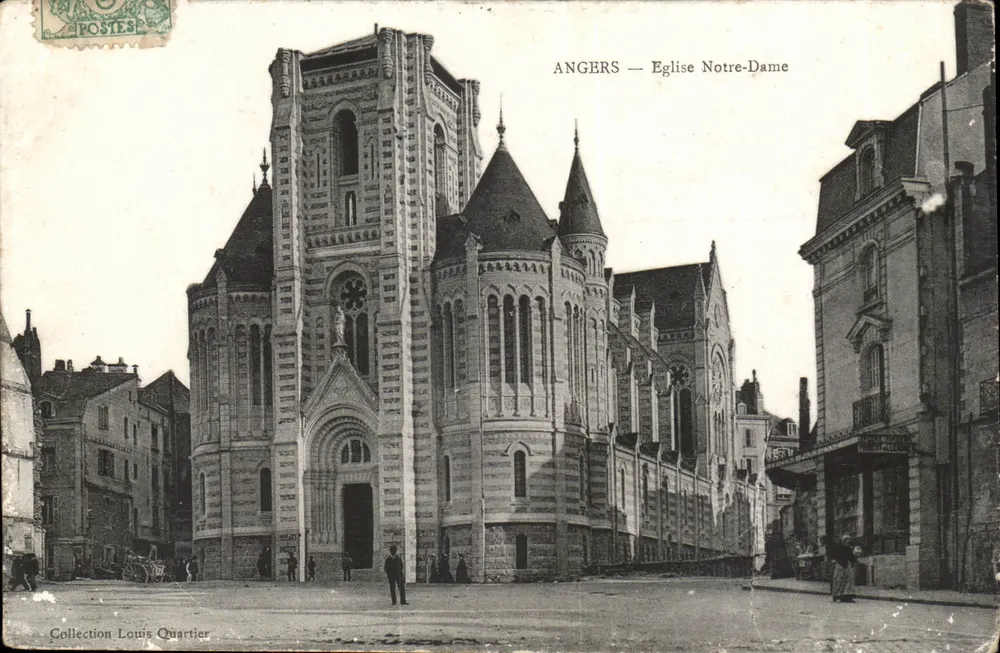 Angers — Igreja de Nossa Senhora — Coleção Louis Quartier - Frente