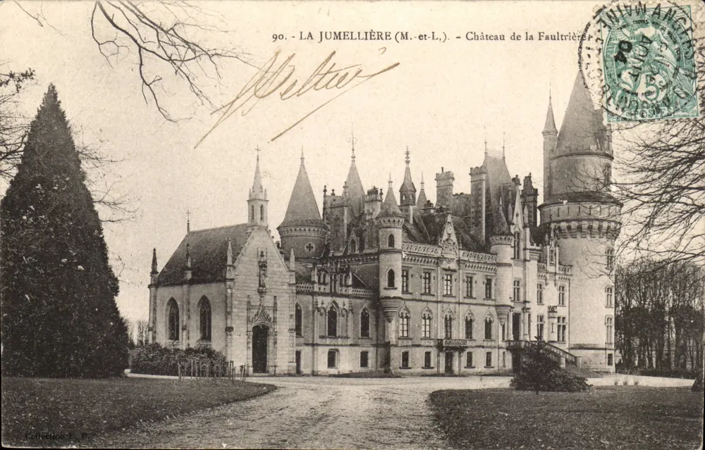 La Jumellière (M.-et-L.) — Schloss la Faultriére — Ausgabe J. Meltzer - Vorderseite