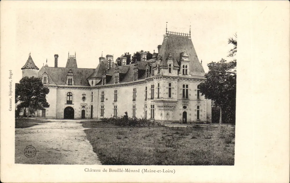 Castelo de Bouillé-Ménard — Main-et-Loire — Ganner, bijouillet, Segré - Frente