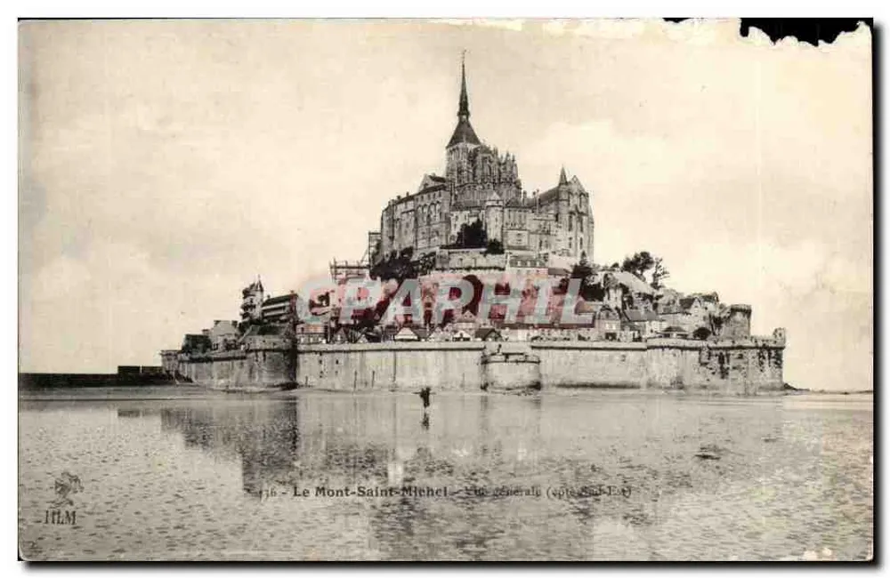 O Mont-Saint-Michel — Vista geral (esp. 240-14) — HLM - Frente