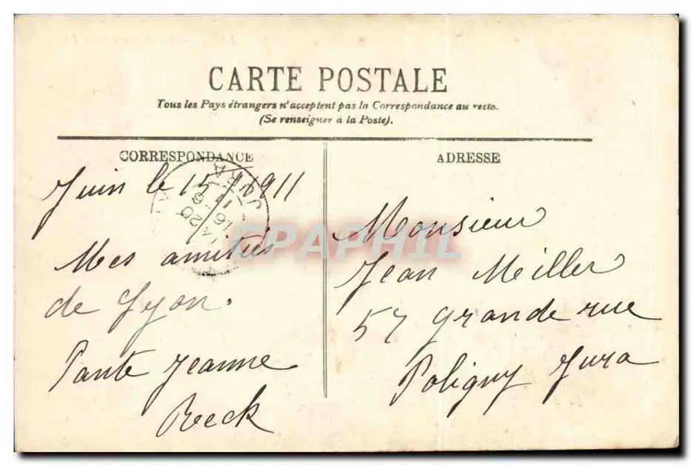 LYON — A Prefeitura — LL. - Verso