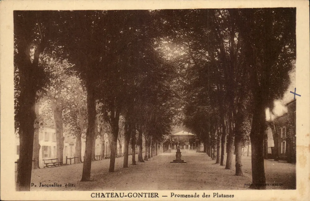 Château-Gaontier — Promenade des Platanes — P. Jacqueline Verlag - Vorderseite