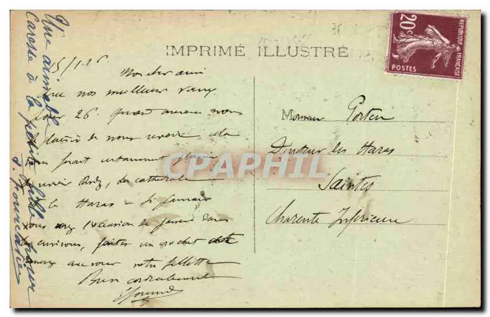 Rodez (Aveyron) — Catedral — Vista geral — Malzac et Ferrien editor, 12, rue Neuve, Rodez (Aveyron) - Verso