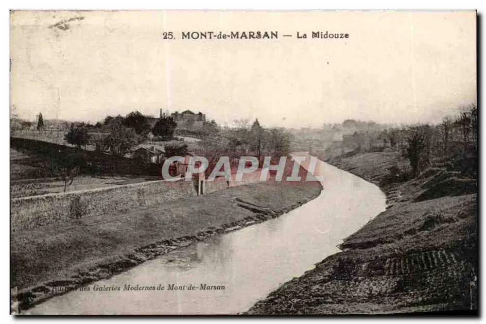 Mont-de-Marsan — La Midouze — Galeries Modernes de Mont-de-Marsan, n°25 - Voorkant