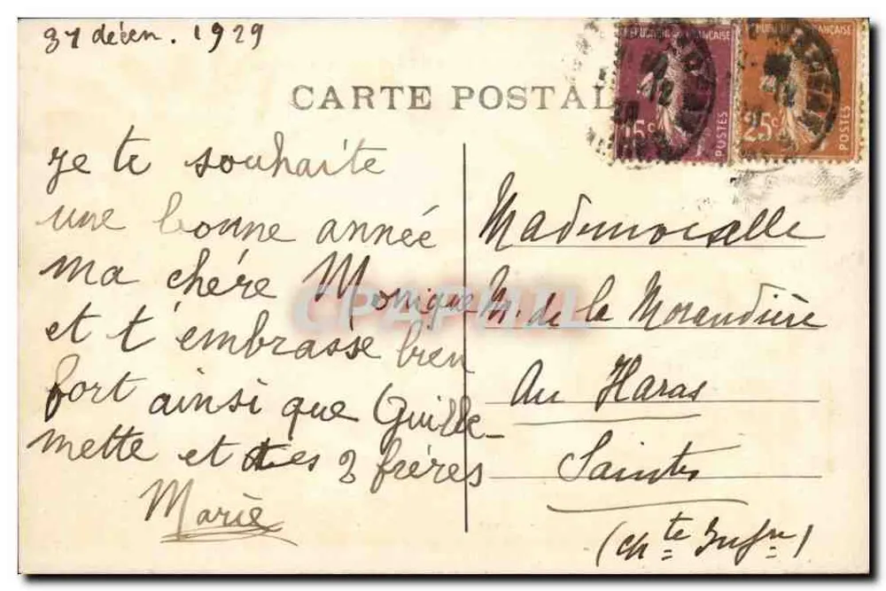 Mont-de-Marsan — La Midouze — Galeries Modernes de Mont-de-Marsan, n°25 - Achterkant