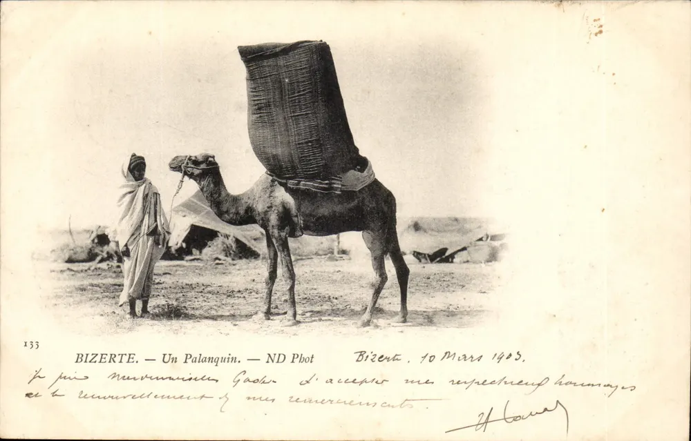 Bizerte — Un palanchino — ND Phot - Recto