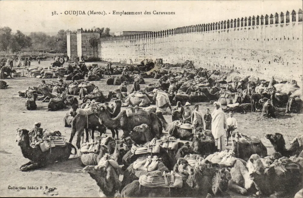 Oudjda (Marokko) - Lagerplatz der Karawanen — Ideal Collection P. S. - Vorderseite