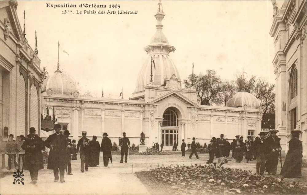 Ausstellung von Orléans 1905 — Das Palais der freien Künste — Exklusive Ausgabe von M. Marmon, Orléans - Vorderseite