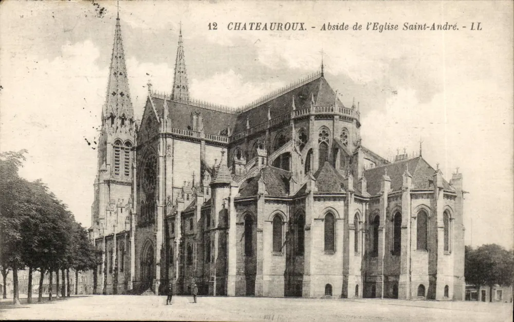 Châteauroux — Abside da Igreja de São André — LL, n°12 - Frente