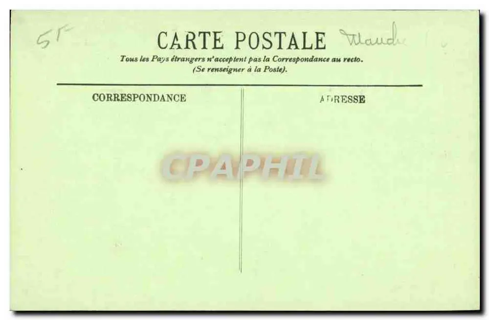 O Mont-Saint-Michel — A Basílica — A Abside — Editor LL, n° 53 - Verso