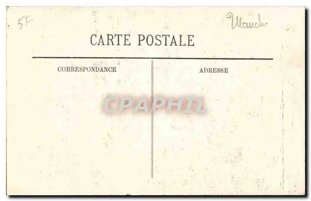 Mont Saint-Michel — Die Abtei. Die Krypta der Großen Säulen — Édition de l'Abbaye. Nr. 63 - Rückseite