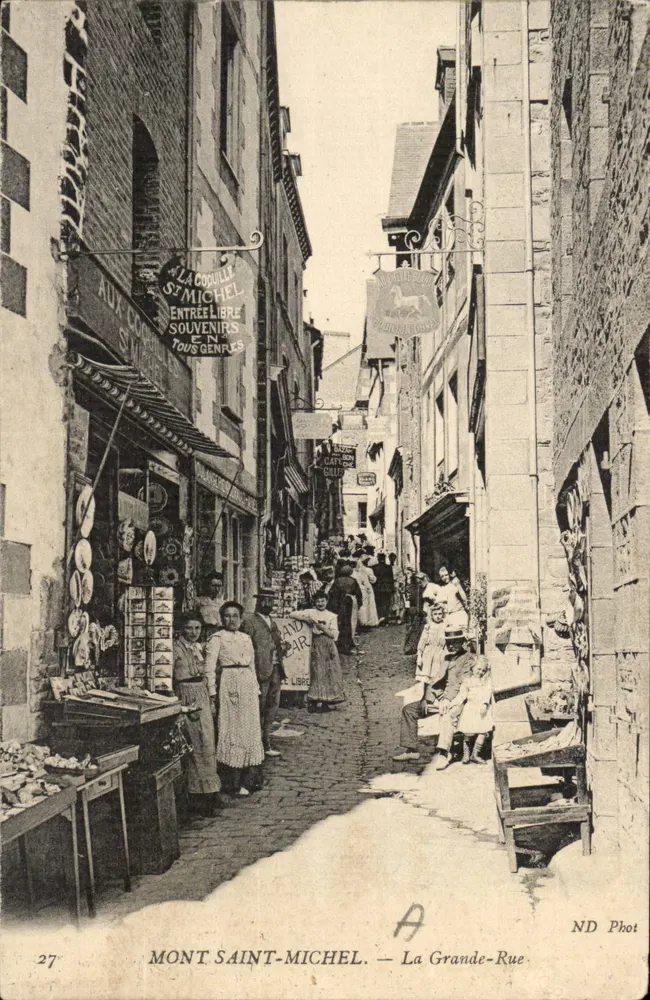 Mont-Saint-Michel — La Grande-Rue — ND Phot, n°27 - Anverso
