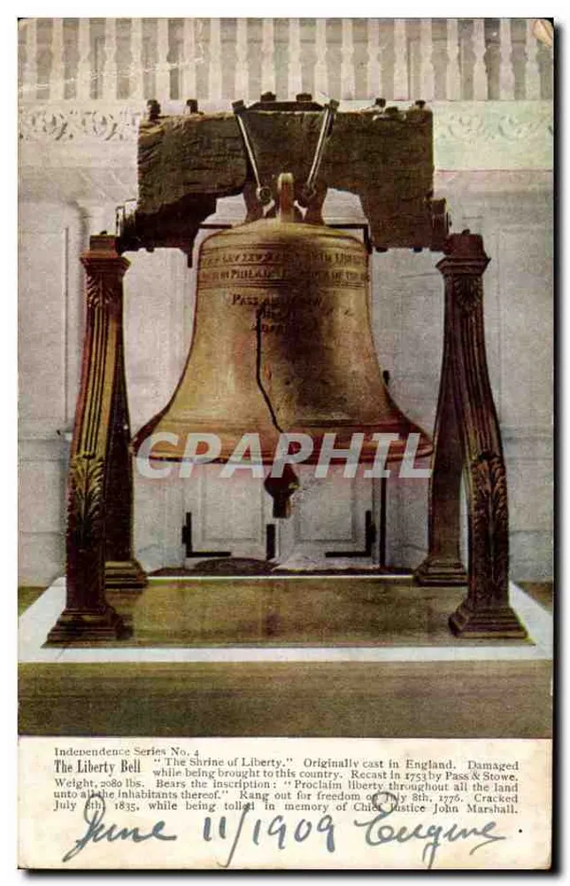 स्वतंत्रता की घंटी — 'स्वतंत्रता के मंदिर' — स्वतंत्रता श्रृंखला क्रमांक 4 - आगे