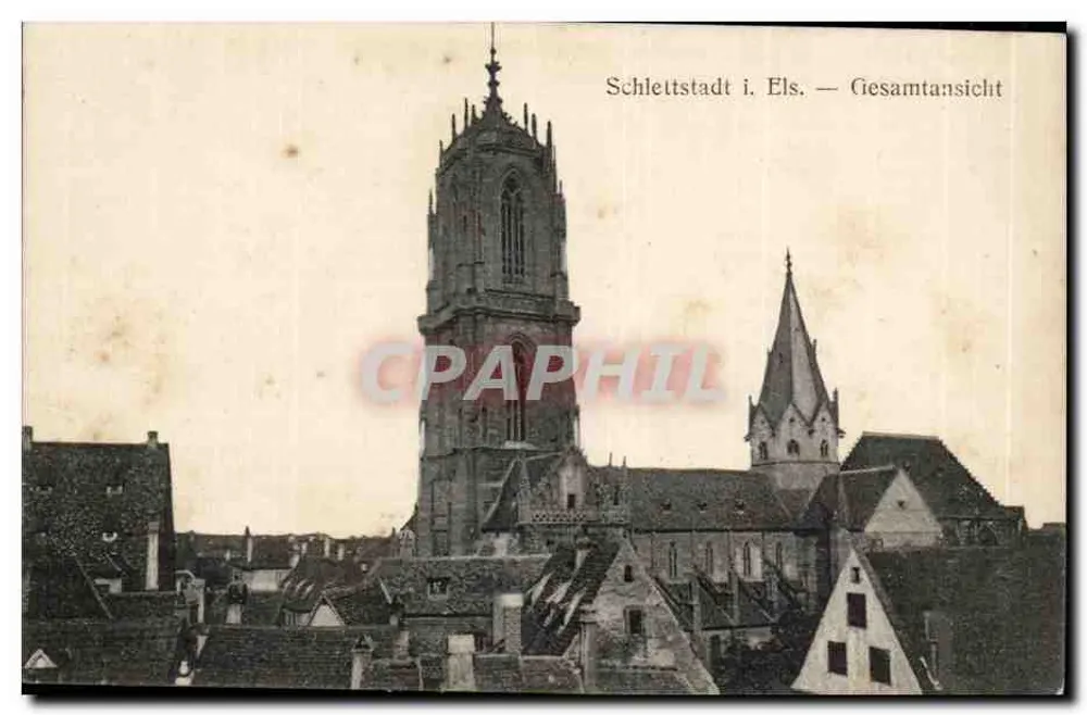 Schlettstadt i. Els. — Algemene uitzicht - Voorkant