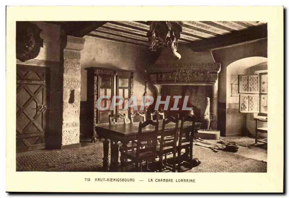 Haut-Kœnigsbourg — Die Lorrainer Kammer — 719 - Vorderseite