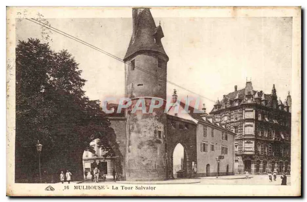 Mulhouse - A Torre Salvator — editor Mulhouse, n° 16 - Frente